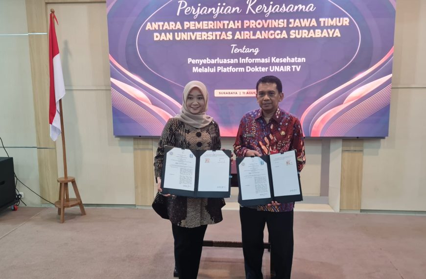 Dokter UNAIR TV Bersama dengan Dinas Kesehatan Jawa Timur Bertekad untuk Mendukung Program Prioritas Kesehatan