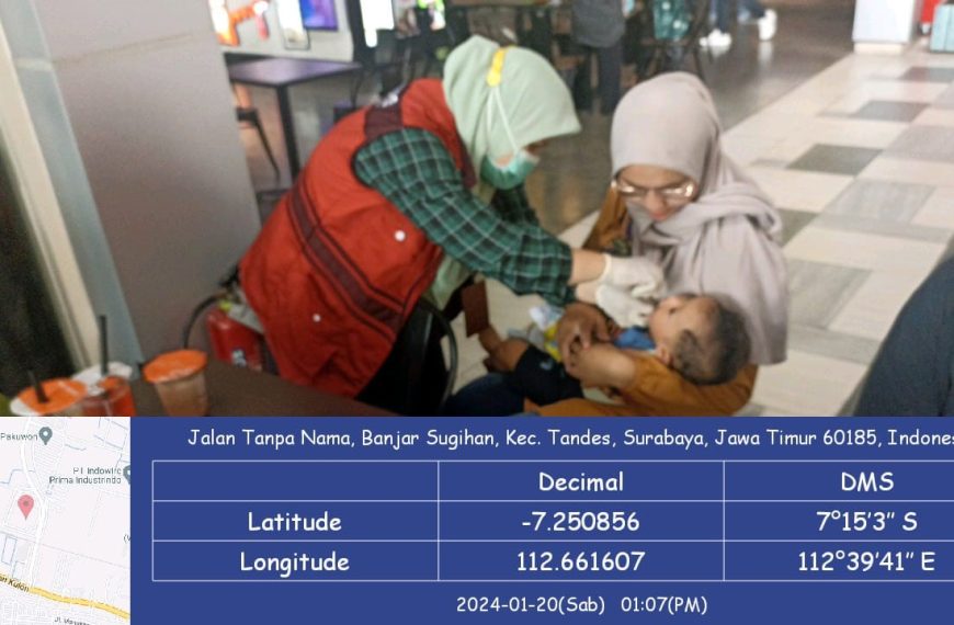 Partisipasi Prodi Kebidanan dalam Mensukseskan Sub Pekan Imunisasi Nasional (PIN) Polio 2024 di Kota Surabaya