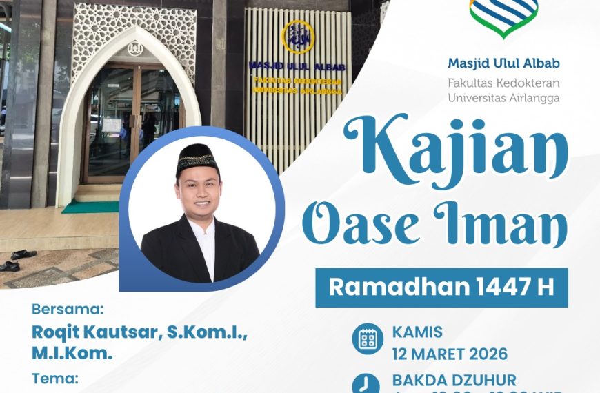 Kajian Oase Iman bersama Roqit Kautsar, S.KOM.I.,M.I.,KOM